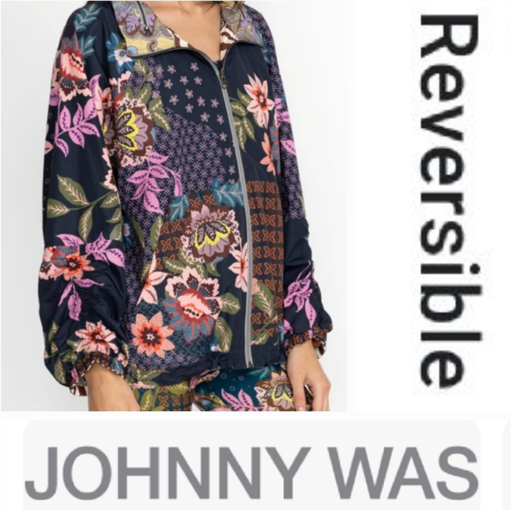 Johnny Was Harmon Reversible Jacket
